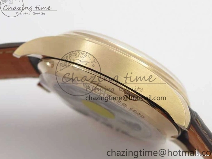 MIROTIME 0108 Portugieser Chrono  42 IW390406 RG ZF 1:1 Best Edition Blue Dial on Brown Leather Strap A Durable 7129